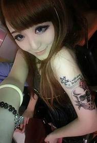 bellezza sexy sul braccio della rosa rosa parola inglese tatuaggio 18991 braccio modello di tatuaggio geisha giapponese di bellezza
