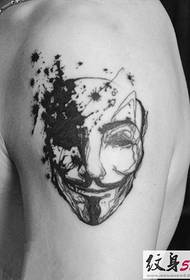 v Vendetta fashoni Arm Tatoo