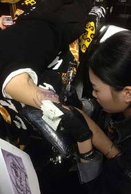 骷 skull tattoo