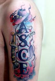 Imwe Piece Ace tattoo paruoko