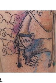 arm på punkten Thorn abstrakt figur tatuering mönster