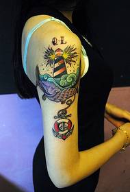 modello tatuaggio tatuaggio braccio bellezza viaggio voyage