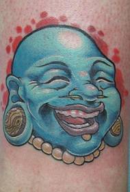 Söt Maitreya tatueringsbild