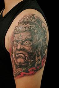 tatuaggio re re immortale prepotente maschile