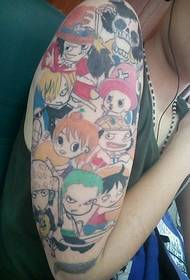 ramię One Piece bohater portret rodziny malarstwo