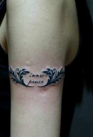 modèle de tatouage anglais cool noir