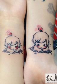 small fresh tattoo for girlfriends