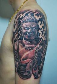 le braccia non muovono il modello del tatuaggio del re
