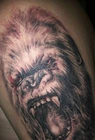 lengan besar kepribadian klasik King Kong Totem Tattoo