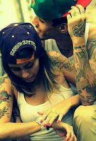 Street Hipster Diki Couple Arm Munhu Hunhu Tattoo
