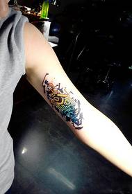personlig arm hip-hop graffiti tatuering mönster Daquan