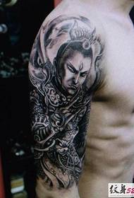 gewapende arm op de persoonlijkheid dominante Erlang God Yang Lan tattoo-patroon