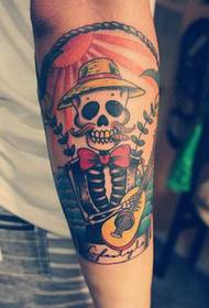 chitarra Manette tatuaggio creativo