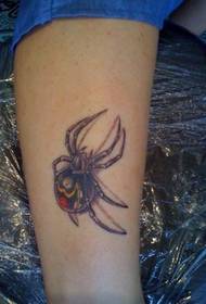 ʻO ka tattoo spider pilikino ponoʻī ma ka lima
