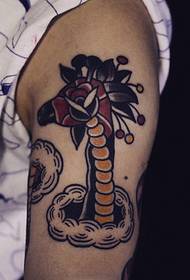 Śliczny tatuaż żyrafy