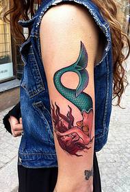Mode Schoonheid Armen Goed uitziende zeemeermin tattoo