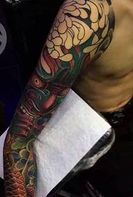 horrible arm color small like a tattoo