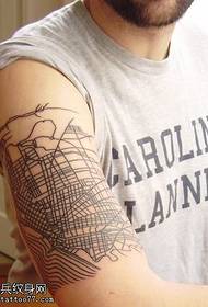 laina tatuʻu malosi i luga o le lima 19916 - Mamanu o le tattoo Magic Wand on Arm