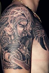 armatmosfär Guan Gong head tattoo