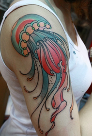 keça keçikê bedew jellyfish tattoo