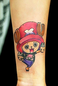 Iphathini eyodwa ye-Piece cute 乔巴 arm tattoo