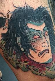 Armi à u mudellu giappunese di tatuaggi Musashi
