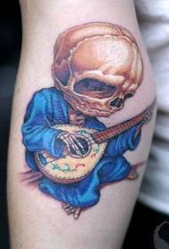 brazo cráneo persona creativo personalidad tatuaje