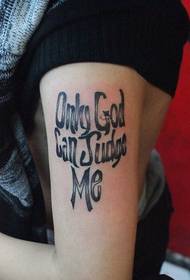 ruku osobnost engleska riječ tetovaža