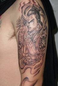 panangan kapribadian lalaki Erlang dewa tato