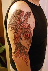 tatuaje clásico Phoenix del brazo guapo 18862 - Tatuaje del tótem Phoenix del brazo de belleza Beauty