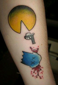 piccolo apprezzamento del modello del tatuaggio anime fresco