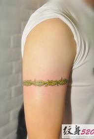 Tatuagem de braçadeira legal simples