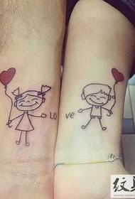 Tattoo izraziti tetovažu ljubavnog para