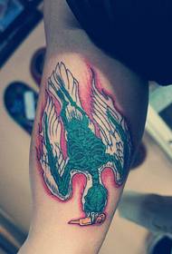 ọkụ ọkụ Flamingo Totem Tattoo