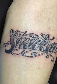 Braccio creativo Semplice tatuaggio inglese