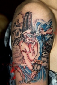 modello di tatuaggio uomo imperman bianco e nero