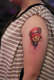 „One Piece Choba“ rankos tatuiruotės modelis