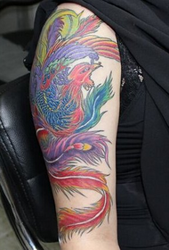 Fenghua főnix tetoválás mintája