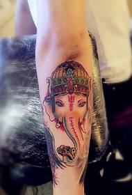 paže krásný slon tetování vzor
