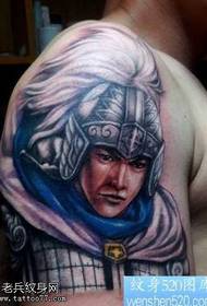 mga bukton nga cool Zhao Yun Zhao Zilong tattoo pattern