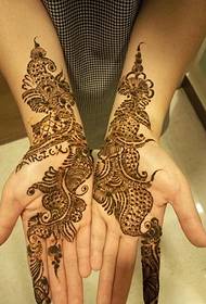 Csodálatos divat indiai henna tetoválás