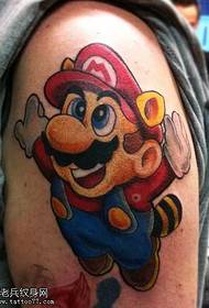 Søt Mario tatoveringsmønster