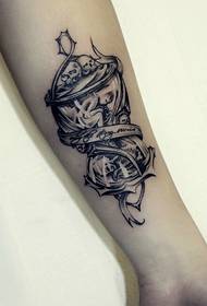 un brazo moi interesante pequeno tatuaje de patrón 18771 - moda e popular brazo sinxelo tatuaje inglés