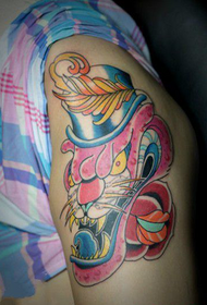 Pink Leopard Avatar δημιουργικό τατουάζ