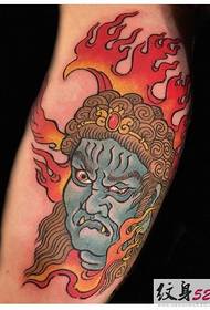 onbewogen Ming Wang tattoo tattoo in traditionele stijl