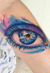 tatuaj ochi foarte individual pe braț