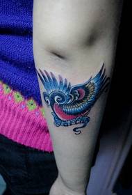 käsivarren väri niellä tatuointi kuvaa