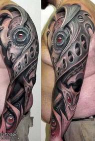 adatto per il modello di tatuaggio del braccio robotico maschile
