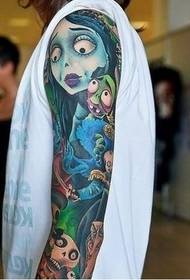 Tatuatge de núvia de braç Zombie