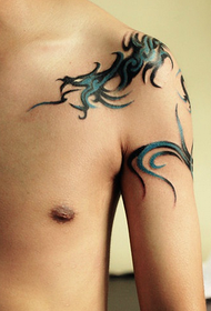 Laki-laki Arm Totem Dragon Tattoo